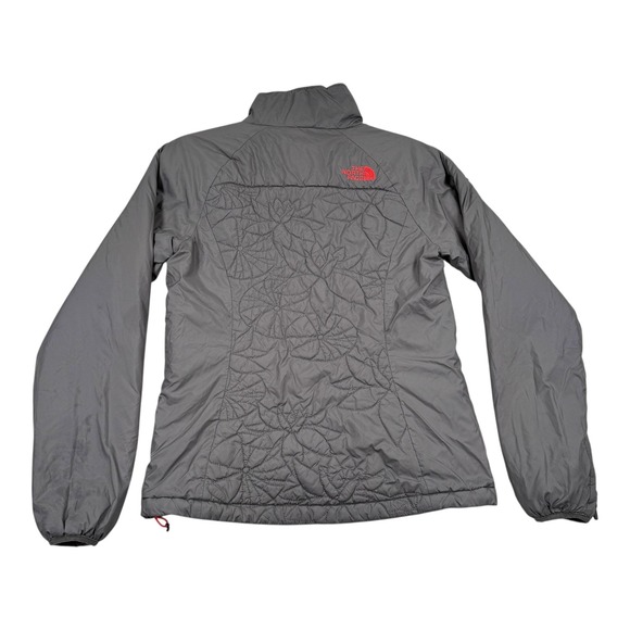 The North Face Jacket Womens Small Gray Quilted Full Zip Insulated Outdoor - Picture 2 of 6